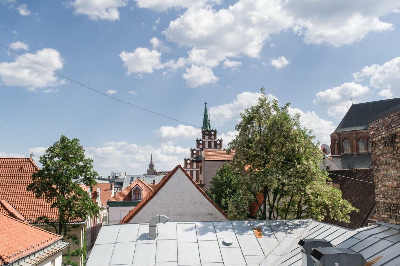 Cozy Studio Mansard Riga Old Town Aptartment, Ac Buitenkant foto