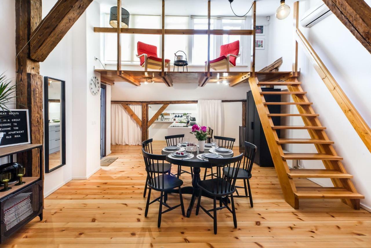Cozy Studio Mansard Riga Old Town Aptartment, Ac Buitenkant foto