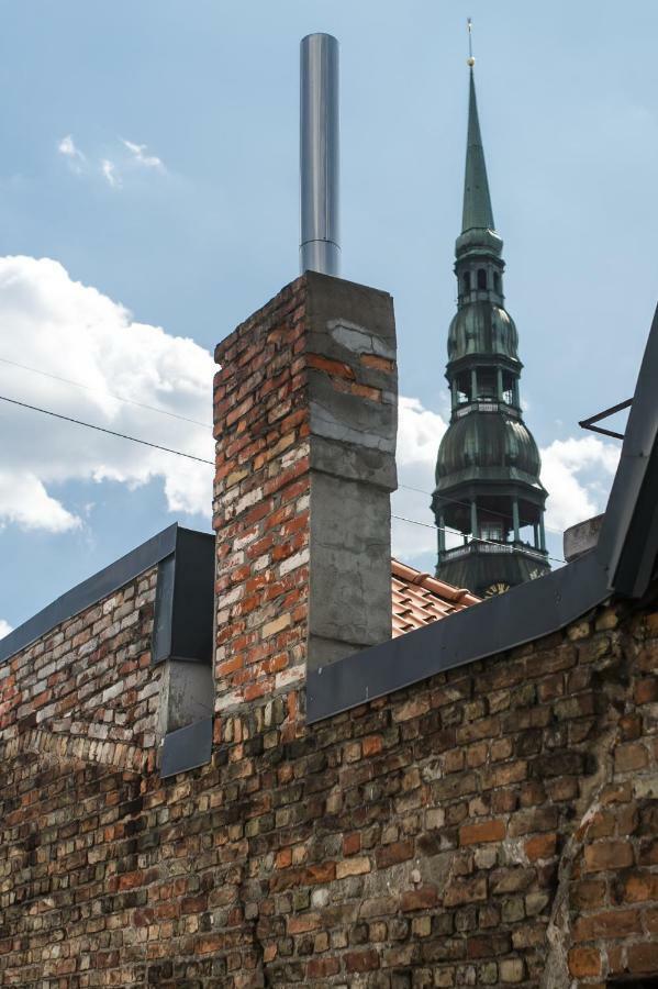 Cozy Studio Mansard Riga Old Town Aptartment, Ac Buitenkant foto
