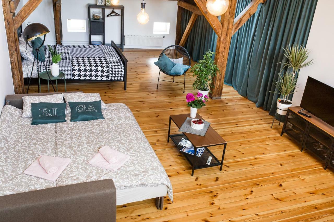 Cozy Studio Mansard Riga Old Town Aptartment, Ac Buitenkant foto